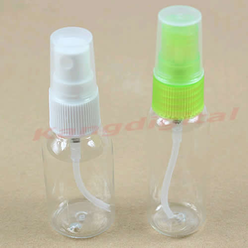 U119  2pcs/lot Empty Plastic Transparent Perfume Atomizer Spray Mini Bottles New 30ML