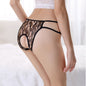 Women Crotchless G-String Briefs Lingerie Knickers Panties Underwear GY