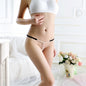 Women Sexy Briefs Underwear Pearl G-String Low Waist Thongs Lingerie BK