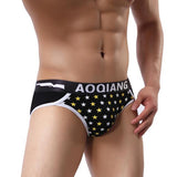 Five-Pointed star Print Underwear Boxers Pouch Shorts Underpants BK L
