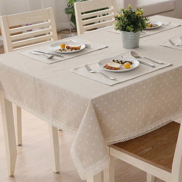 Printed table cloth Tablecloth Tableware Wedding Party Restaurant Banquet Home Table Covering Floral cotton Square table cloth