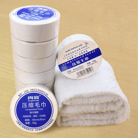 2017 Compressed Towel Magic Travel Wipe Soft Cotton Expandable Just Add Water Outdoor Hiking tools #EW