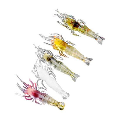 2017 Soft Lures 5 pcs/Lot Useful Enviropaints Outdoor Fishing Swimbait Twitching Lures Bass Bait #EW