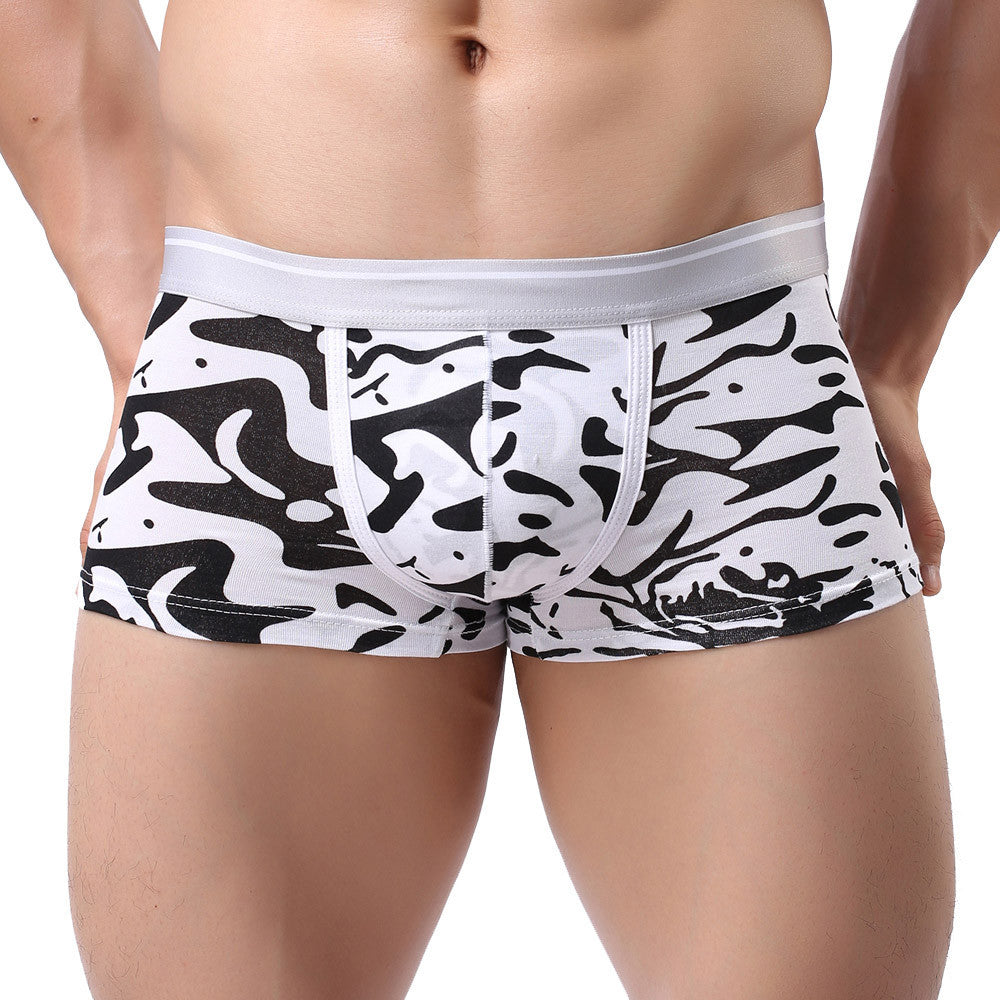 Trunks Sexy Underwear Men's Boxer Briefs Shorts Bulge Pouch soft Underpants