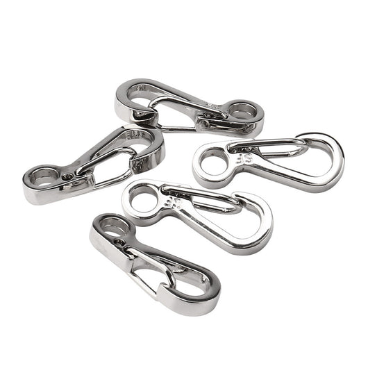 2017 High Quality Outdoor 5 PCS Spring Buckle Snap Alloy Nickel-free Plating Key Ring Carabiner Bottle Hook Camping Kits #EW