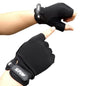 2017 Men Cycling Gloves Half Finger Bicycle Gloves Non-slip Anti-skid Soft Breathable Cycling Mittens Fitness Sports #EW