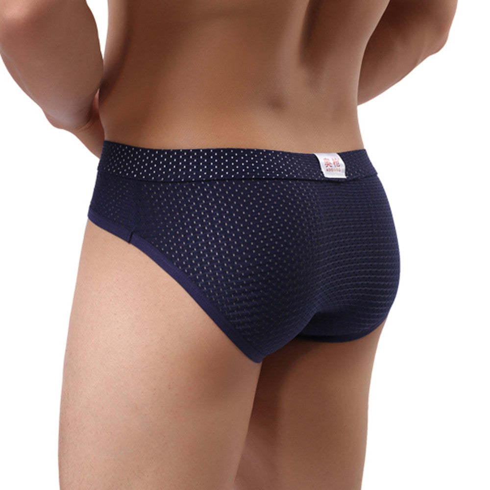 Sexy Men Ventilation Underwear High Quality Cotton Boxers Men Shorts