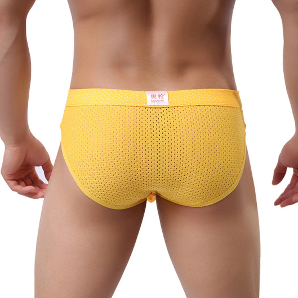 Sexy Men Ventilation Underwear High Quality Cotton Boxers Men Shorts