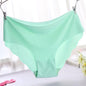 Women Invisible Underwear Thong Cotton Spandex Gas Seamless Crotch BK L