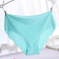 Women Invisible Underwear Thong Cotton Spandex Gas Seamless Crotch BK L