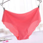 Women Invisible Underwear Thong Cotton Spandex Gas Seamless Crotch BK L