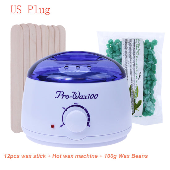 500CC EU & US Plug Warmer Wax Heater Pot Mini SPA Hands Feet Epilator Wax Machine Depilatory Paraffin Heater Hair Removal Tool