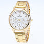 Fashion Mens Watches Diamond Dial Steel Analog Quartz Wrist Watch