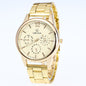 Fashion Mens Watches Diamond Dial Steel Analog Quartz Wrist Watch