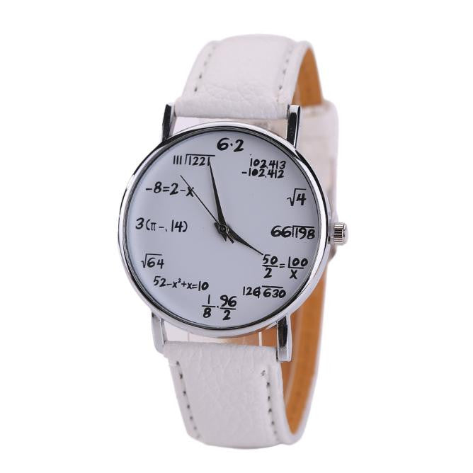 Women Mens Leather Stainless Steel Watch Sport Quartz Wrist Watch