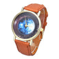 Women Men Fresh Dial Pattern Students Watch