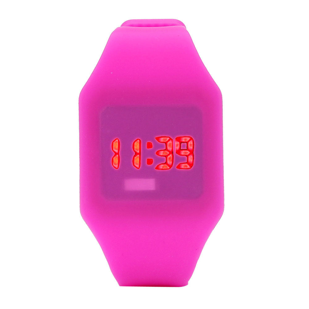 Mens Womens Silicone LED Watch Sports Bracelet Digital Wrist Watch