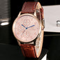 Fashion Men Leather Band Watches Sport Analog Quartz Wrist Watch