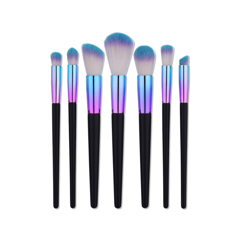 Rainbow Makeup Brushes - Professional Make Up Tools