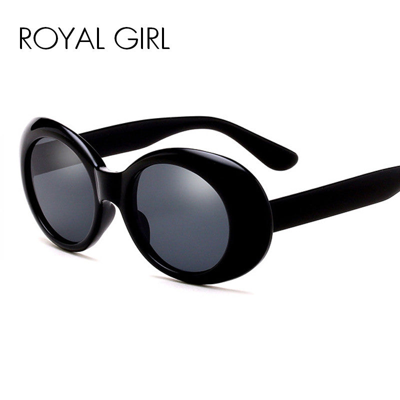 ROYAL GIRL New Designer Women Sunglasses Funny Chunky Oval Men Sun glasses SS033