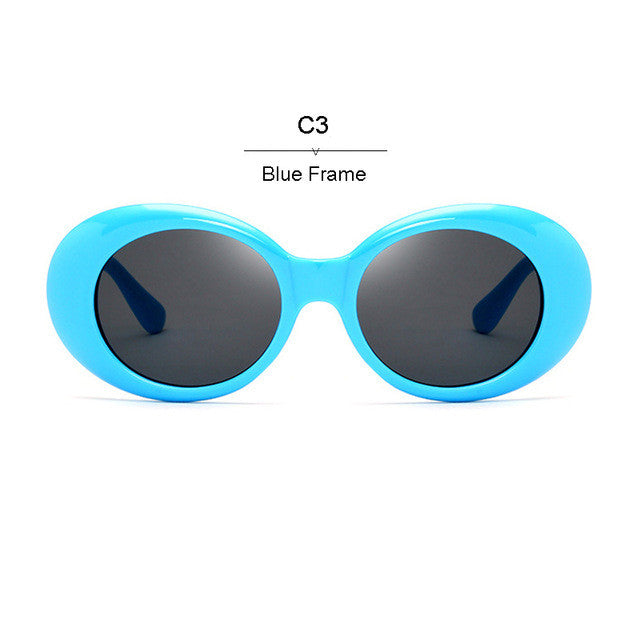 ROYAL GIRL New Designer Women Sunglasses Funny Chunky Oval Men Sun glasses SS033