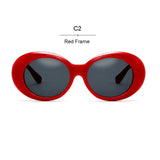 ROYAL GIRL New Designer Women Sunglasses Funny Chunky Oval Men Sun glasses SS033