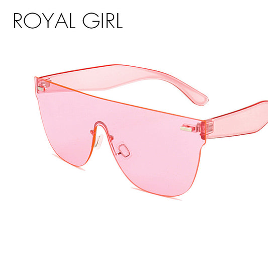 ROYAL GIRL Fashion Women Sunglasses flat top Shades Designer Sun glasses Candy Color UV400 ss245