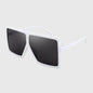 ROYAL GIRL Oversize Square Sunglasses Women Flat Top Fashion Wholesale Fashion Male Oculos Gafas Eyewear ss275