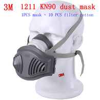 3M 1211 Genuine respirator dust mask pollen Cement dust microorganism PM2.5 anti dust mask industrial safety respirator mask