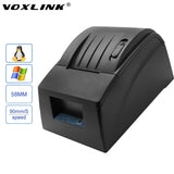 VOXLINK USB Port 58mm Mini Thermal Line Printing thermal Receipt Printer 90mm/s ESC/POS Portable printer For All Windows/Linux