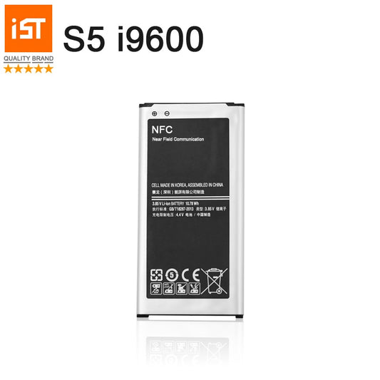 2017 100% IST Original Mobile Phone Battery For Samsung Galaxy S5 i9600 G900S G900F 2800mAh NFC Built-in Replacement Battery