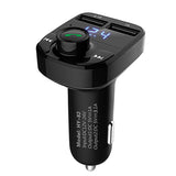 4.1A  Dual USB Car Charger 3.1A and 1A Port USB Phone Charger With FM Transmitter Bluetooth MP3 Player Function