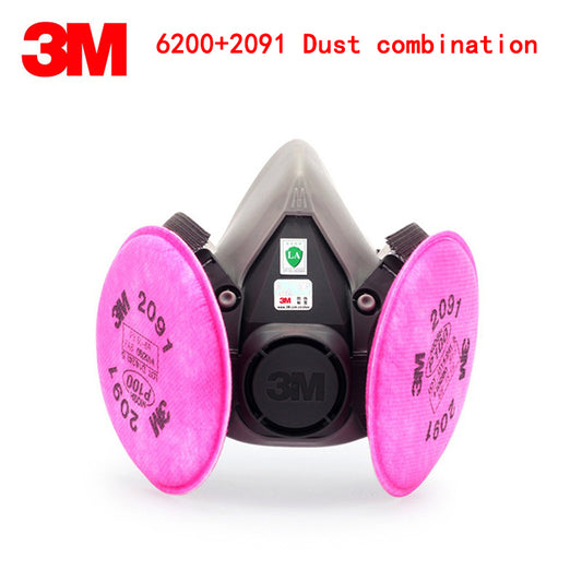 3M 6200+2091 respirator dust mask Manufacturers genuine respirator mask KN95 PM2.5 dust smoke particulates respirator face mask