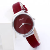 Simple Fashion Men Quartz Leather Wrist Watch