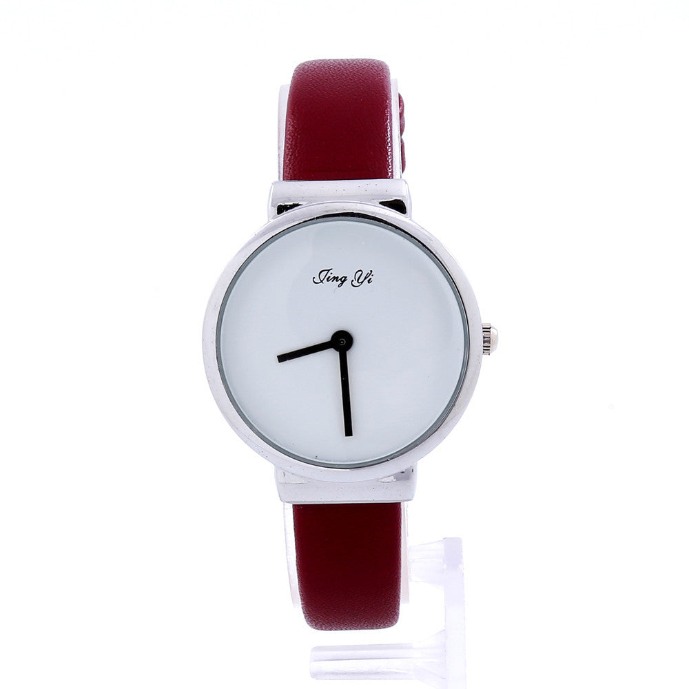 Simple Fashion Men Quartz Leather Wrist Watch