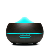 300ml Ultrasonic Humidifier Aroma Essential Oil Diffuser Cool Mist Humidifier aromatherapy diffuser With 7 Color LED