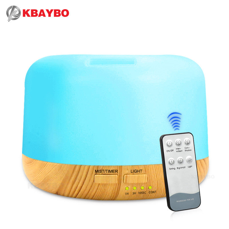 300ml Air Conditioning Humidifier  Aroma Essential Oil Diffuser Mist Humidifier Aromatherapy Diffuser With 7 Color LED