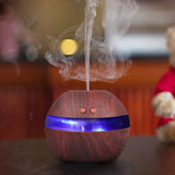 300ml USB Ultrasonic Humidifier Quiet Aroma Fragrance Diffuser Machine Nebulizer Spa with Blue LED Light