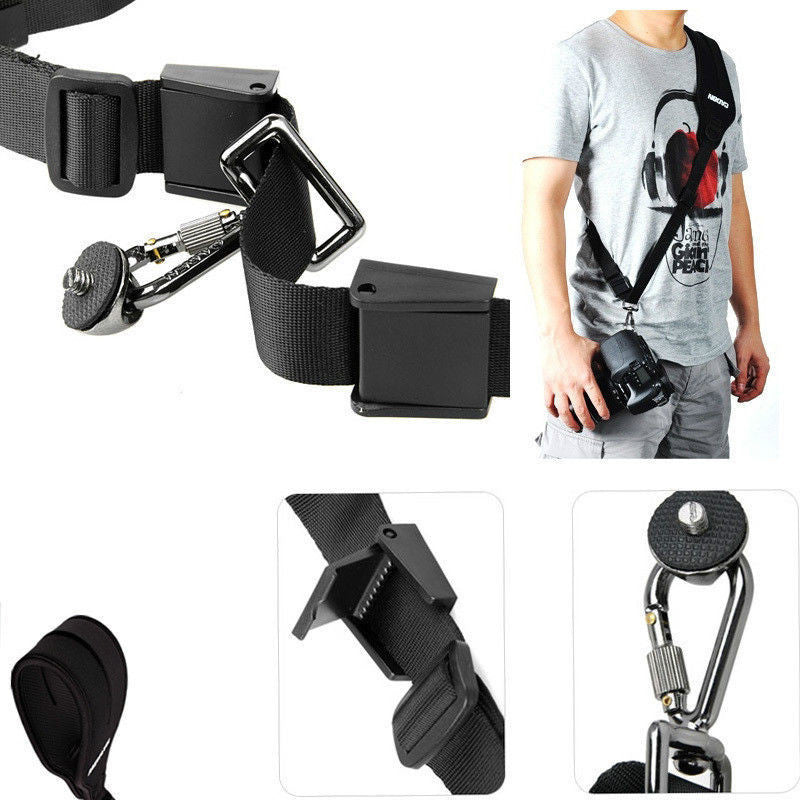 Photo DSLR Black Rapid Camera Shoulder Neck Strap Belt Sling for Canon Sony Nikon Panasonic