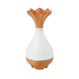 USB Air Humidifier Ultrasonic Aromatherapy Essential Oil diffuser Aroma LED Night Light Atomization Purifier Wood Vase