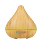 Air Humidifier Essential Oil Diffuser Aroma Lamp Aromatherapy Electric Aroma Diffuser Mist Maker for Home-Wood 300ml