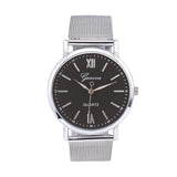 Men Contracted Fashion Watches Steel Band Watches