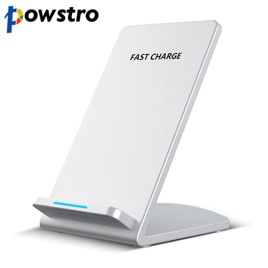 Powstro Universal QI Wireless Phone Charger Holder Fast Charging Micro USB Input For Samsung Galaxy S6 S7 Edge Plus Note 5 7
