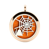Halloween Locket Necklace Aromatherapy Fragrance Essential Diffuser Pendant