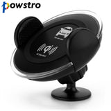 Powstro Car Wireless Charger Phone Charger Car Mount Air Vent Mobile Phone Holder For Samsung Galaxy Note 5 Edge Charger Adapter