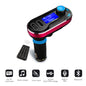 3 Colors Bluetooth Handsfree Car Kit Wireless Bluetooth FM Transmitter MP3 Player Car Charger For iPhone6 Samsung Smart Phone