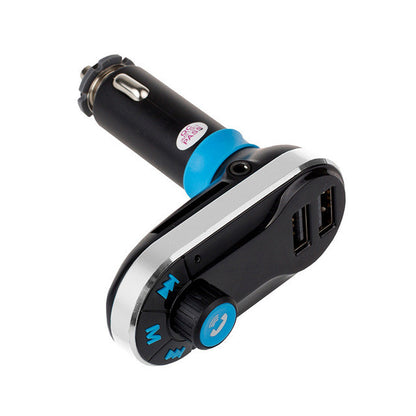 3 Colors Bluetooth Handsfree Car Kit Wireless Bluetooth FM Transmitter MP3 Player Car Charger For iPhone6 Samsung Smart Phone