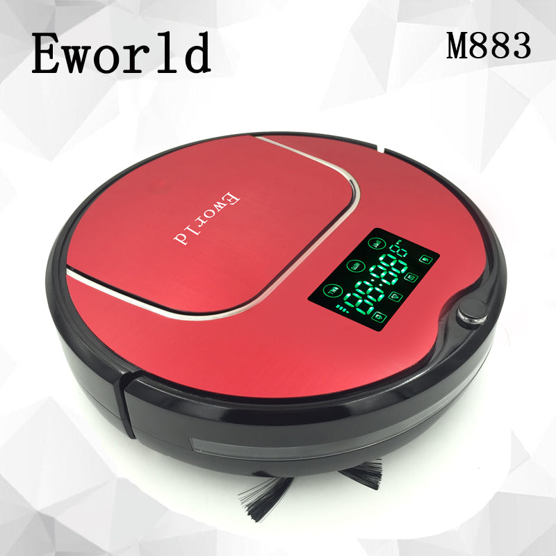 Eworld Robot Vacuum Cleaner With Big Garbage Box Electronics Cordless Cleaner Big Mop Self charging For House Floor Cleaning