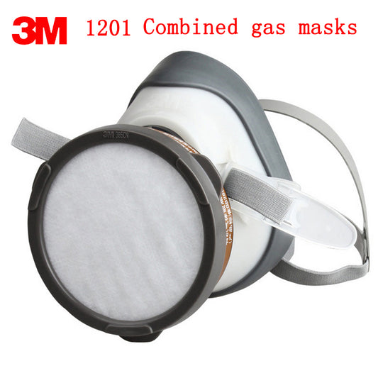 3M 1201 respirator gas mask Genuine high quality respirator face mask Pesticide Paint Organic vapor formaldehyde gas mask