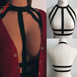 Hollow Out Bra 2017 Women Sexy Bandage Adjustable Bra Cage Top Triangle Bralette Unpadded Lingerie Bustier